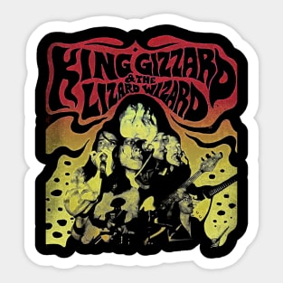 King Music Rock band Vintage Sticker